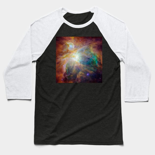 Planet Star Baseball T-Shirt by OlesiaArt